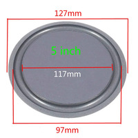 Two are suitable for replacing the foam edge of the vibration plate of 5-inch and 6-inch low-frequency passive radiators