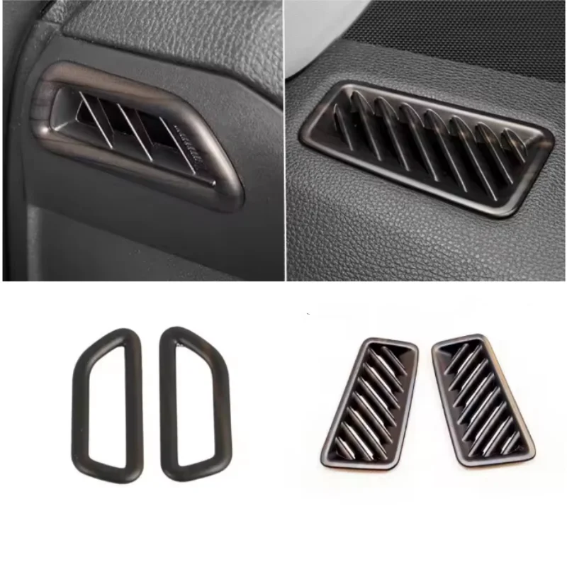 Car Dashboard Panel Side Air Conditioning Vent Outlet Frame Trim For Toyota RAV4 XA50 RAV 4 Hybrid 2019 2020 2021 2022 2023 2024
