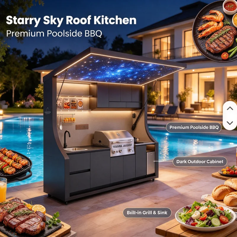 Stainless Steel Cabinets Garden Bbq and Modern Outdoor Use Ideal Outside Spaces Outdoor Kitchen Custom