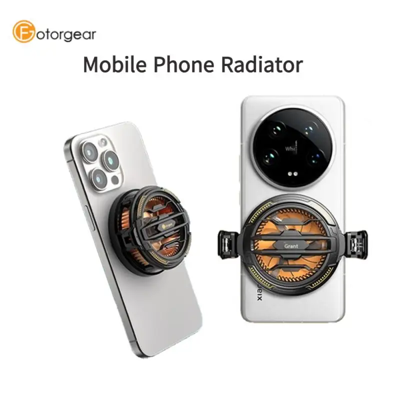 Fotorgear 15W Magnetic Mobile Phone Radiator Cooling Fan Cooler System Gaming Heat Dissipator wi Clip for iPhone SAMSUNG Android