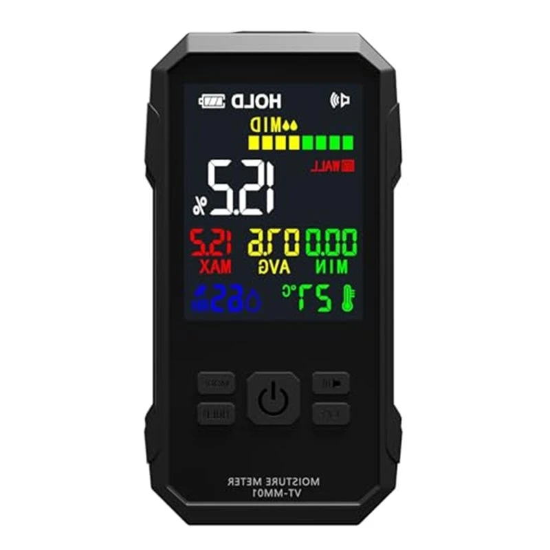 ABKL-Pinless Moisture Meter Color Display 0.1%, 19Mm Depth