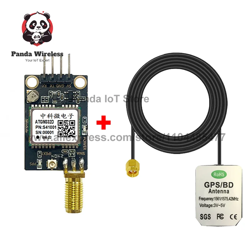 ATGM332D Series GPS GLONASS GALILEO BDS Module - Replacement for Ublox NEO High Precision Navigation Technology
