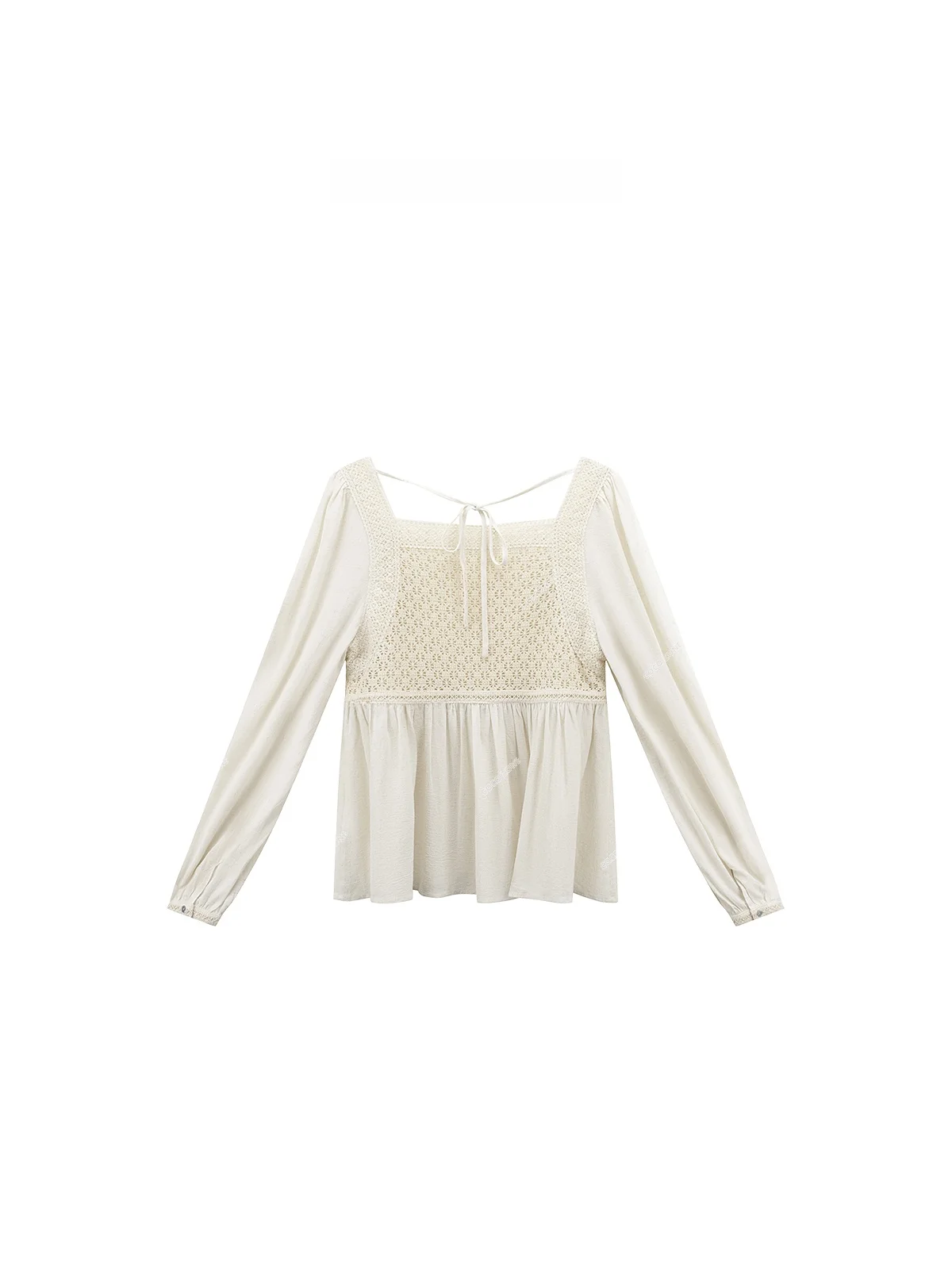 

Женская премиум-одежда Zone Long Sve Square Collar: удобная, модная, для весны и осени
