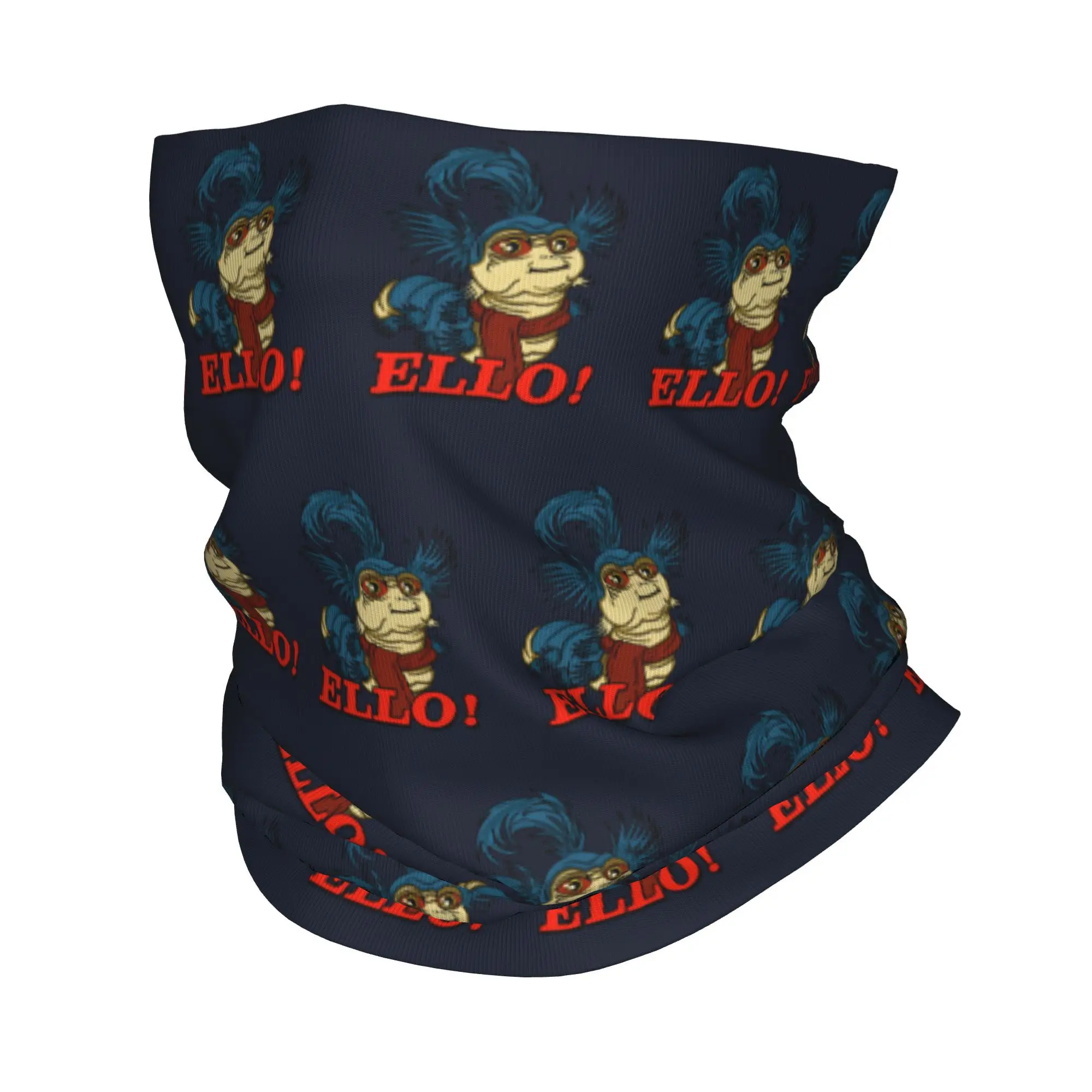Ello Worm Bandana غطاء الرقبة قناع مطبوع وشاح متعدد الوظائف أغطية الرأس لركوب الدراجات للرجال والنساء والكبار قابل للتنفس