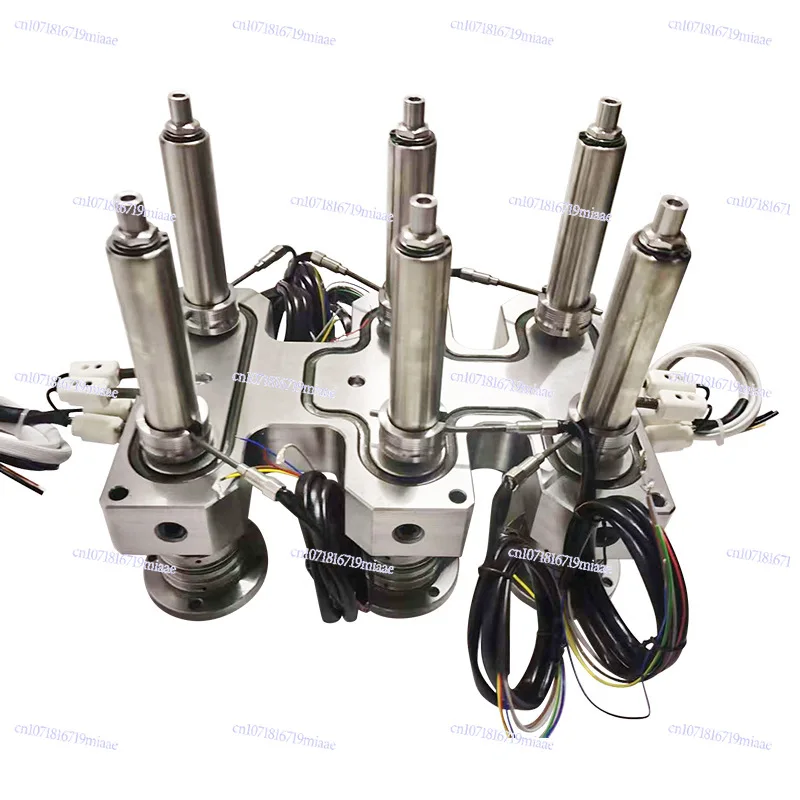 

Система игольчатых клапанов Hot Runner 1 на 6 для литья пластмасс под давлением, для производства электронных компонентов и аксессуаров