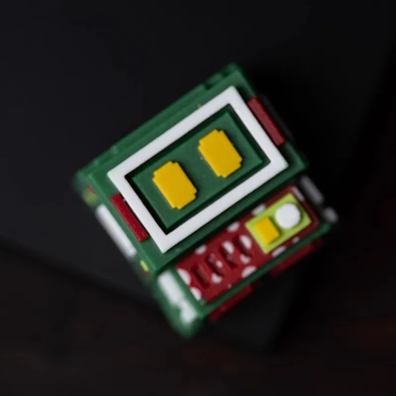 1 Piece Pixel Style Robot Keycap Handmade Resin Cute Key Cap For MX Switch Mechanical Keyboard