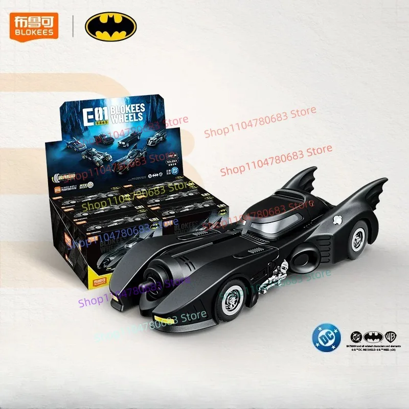 BLOKEES Building Block Car Batman Wave 1 - Gotham Shadow Collectible Car Model Assembled Toy Car, Holiday Gift