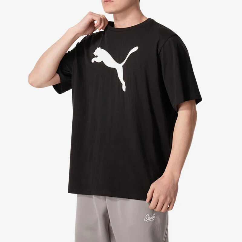 Puma genuine new men's sports and leisure round neck simple short sleeved T-shirt 658705-03