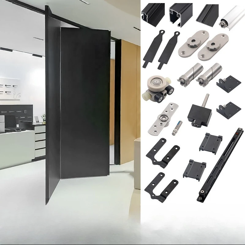 Accessories Full set of guide rails Multi-fold partition linkage Light start sliding door Sliding track 5