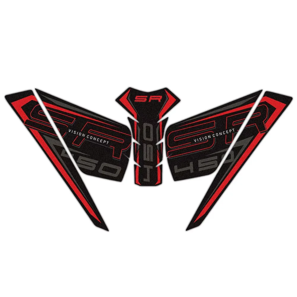 450SR Frosted Motorcycle Accessories Sticker Decal Kit Fuel Tank Pad Protector Anti slip For 450SR 450 sr  450 SR