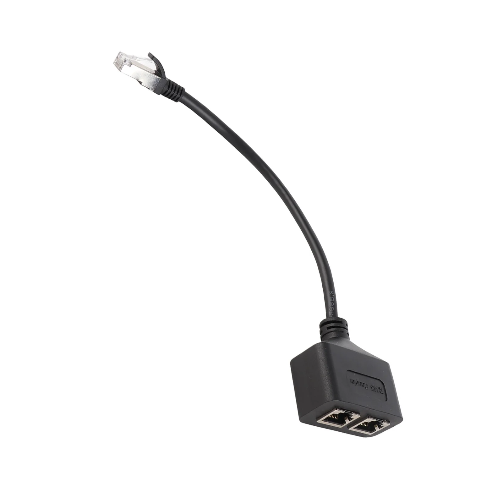 RJ45 Ethernet Adapter Cable Extension 1 to 2 Port for Home Office Excellent Connection Transmission Splitter Adapter