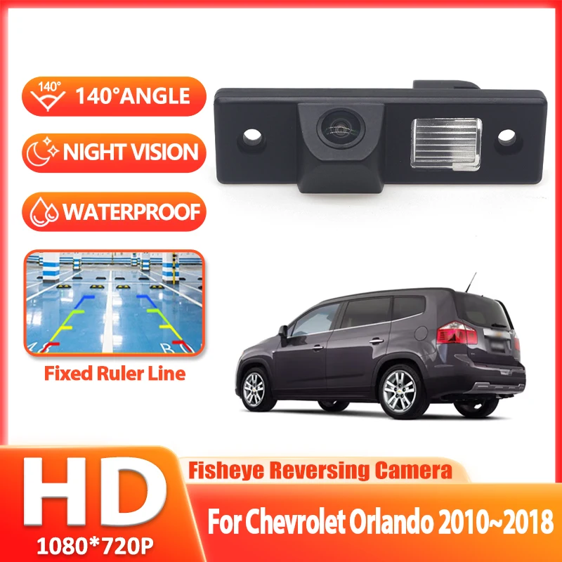 CCD Full HD Fisheye Rear View Camera For Chevrolet Orlando 2010 2011 2012 2013 2014 2015 2016 2017 2018 Car Reverse Monitor