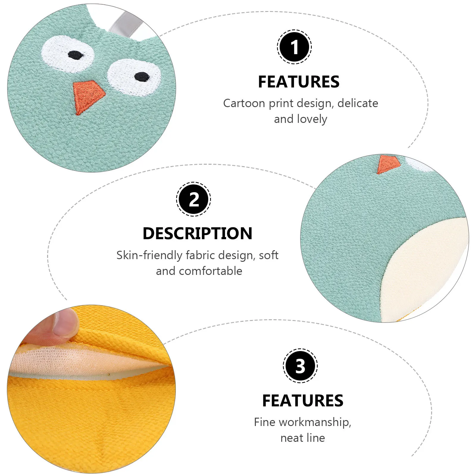 

2pcs Kids Towels Cartoon Bath Mitts For Kid Child Bath Scrubbers Shower Gloves Lovely Animal Cleaning Supplies Soft Absorbent