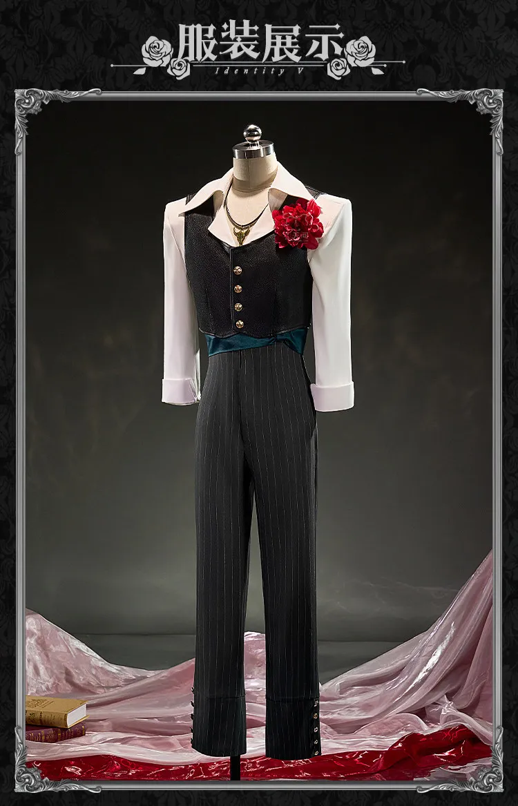 

Game Identity Ⅴ Kevin Alonso Cosplay Costume Uniform Halloween Carnival Party Christmas Play Role Clothes Clothing