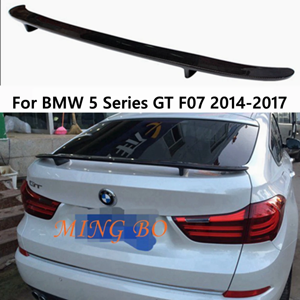 

Спойлер для BMW 5 серии GT F07 2014-2017, стильный спойлер, аксессуары, настоящее углеродное волокно и кованый углерод