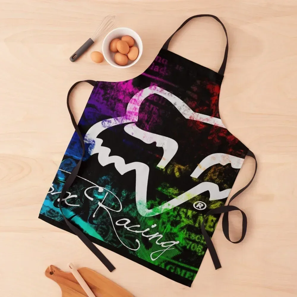 Paint splatter Racing merch braap mixed colors Apron work gowns for women cleaning painting bib Apron