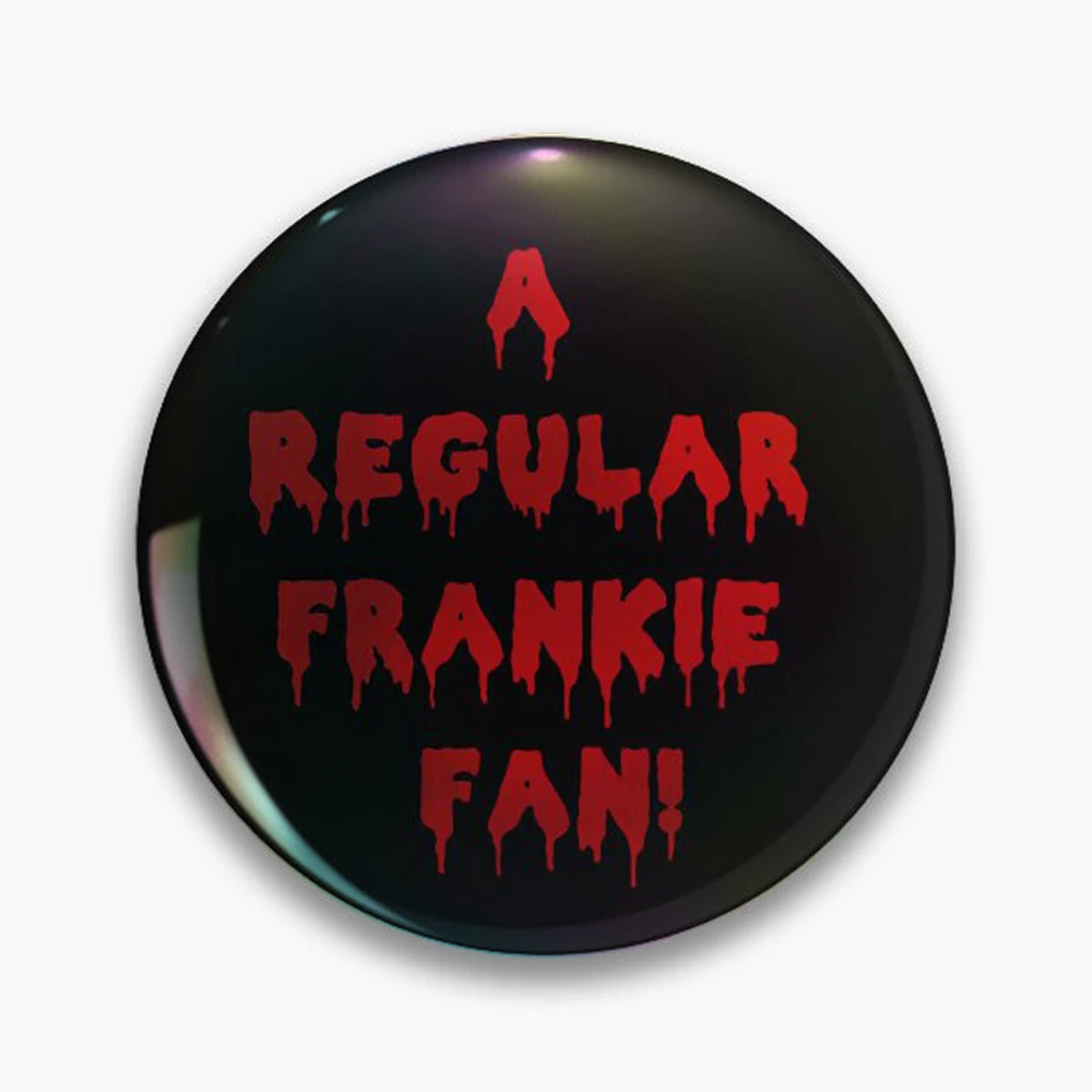RHPS - Regular Frankie Fan Pin Holographic Star Heart Pin Brooches Laminated Button Fashion Accessory