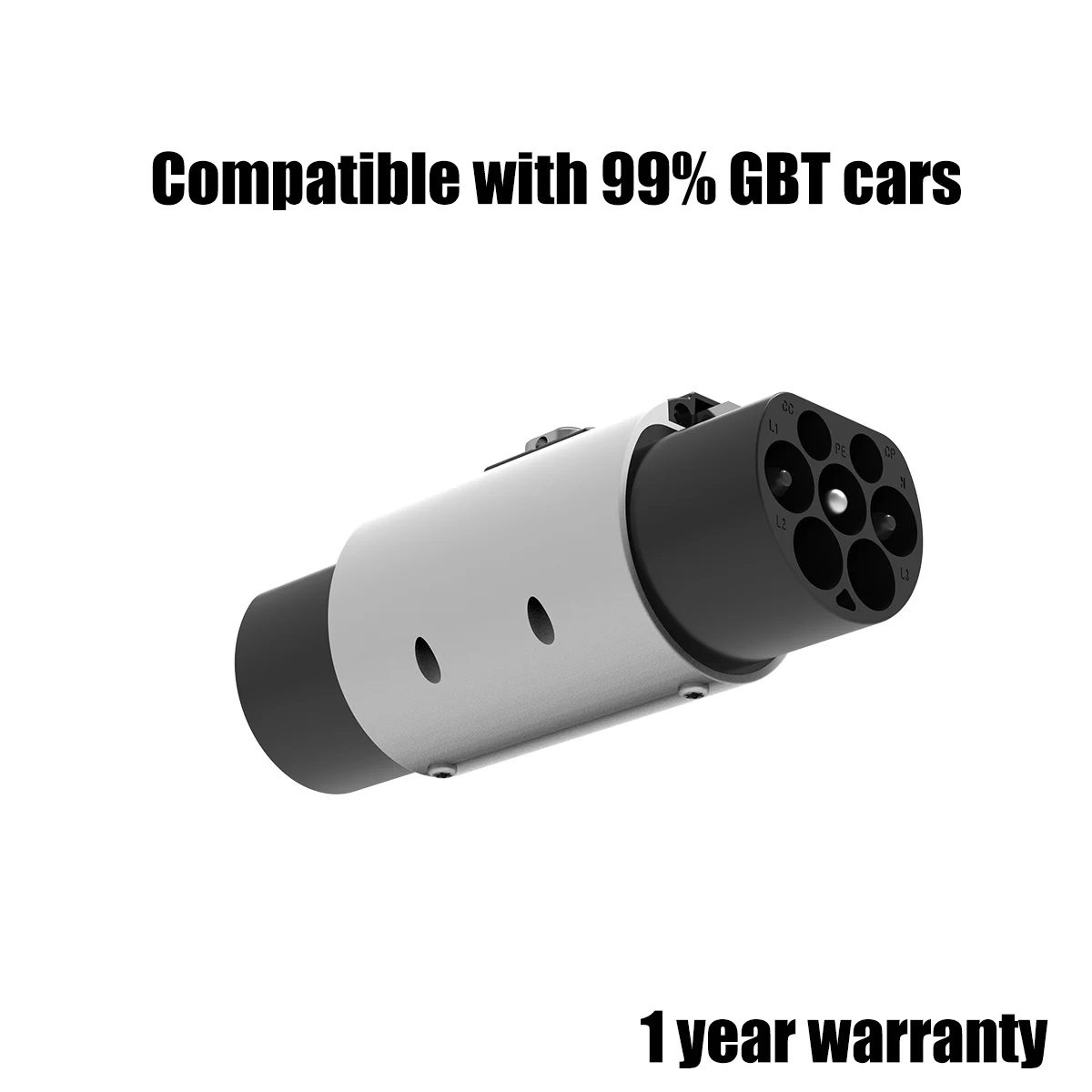 WUFEN Type2 إلى GBT مع مشبك قفل محول شحن EV 32A 7kW/22kW IEC 62196-2 إلى GB/T 20235 EV موصل محول لسيارة GBT