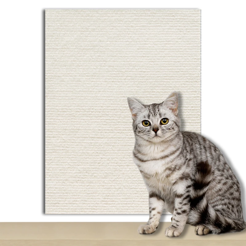 60x200 cm Kat Scratcher Sofa Protector Katten Scratcher Pad Board Bescherming Trimbaar zelfklevend Tapijt DIY kat Kras Mat