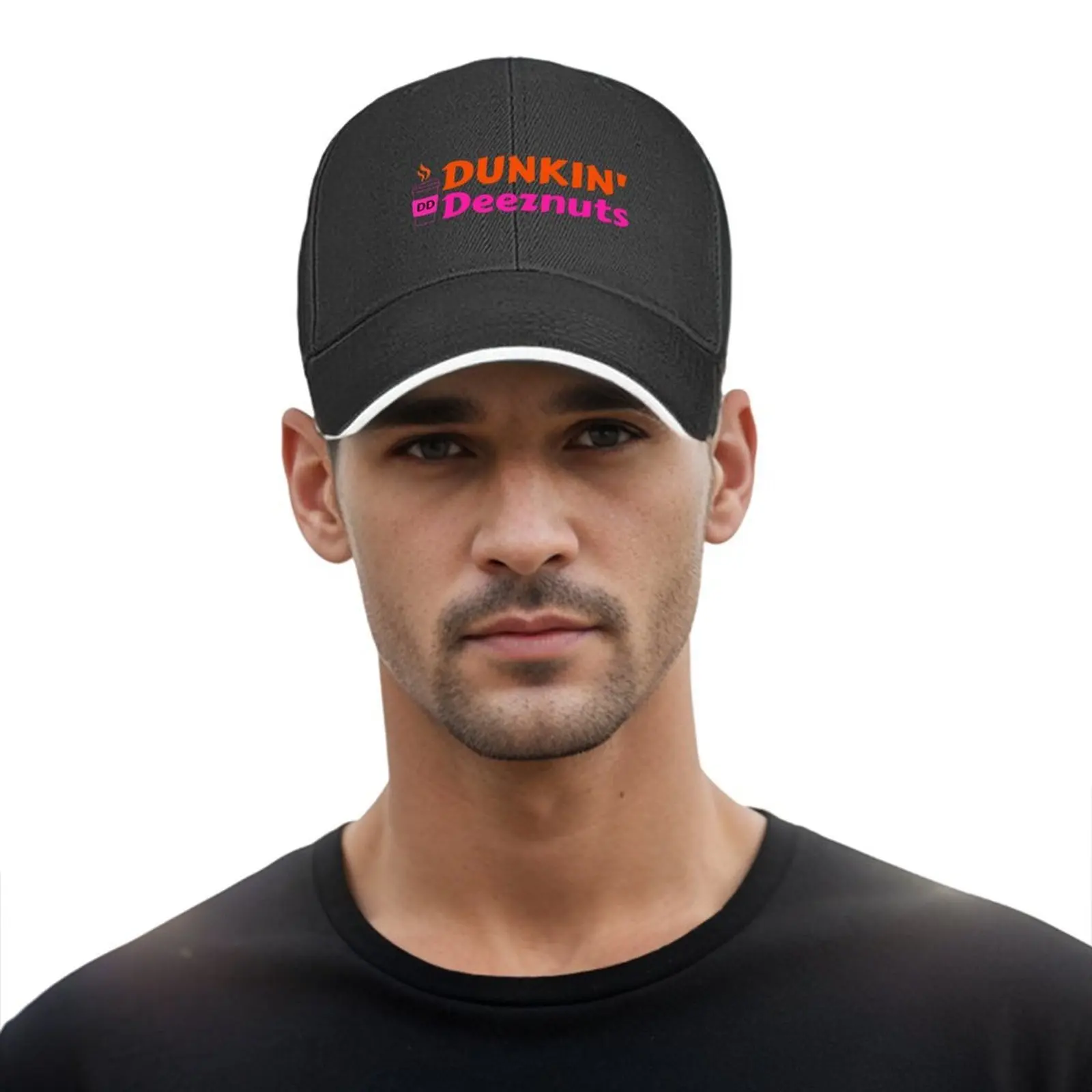Dunkin Deeznuts - Dunkin Deez Nuts مضحك قبعة بيسبول أبي قبعة الصيد قبعة كبيرة الحجم قبعة المرأة الشاطئ الرجال