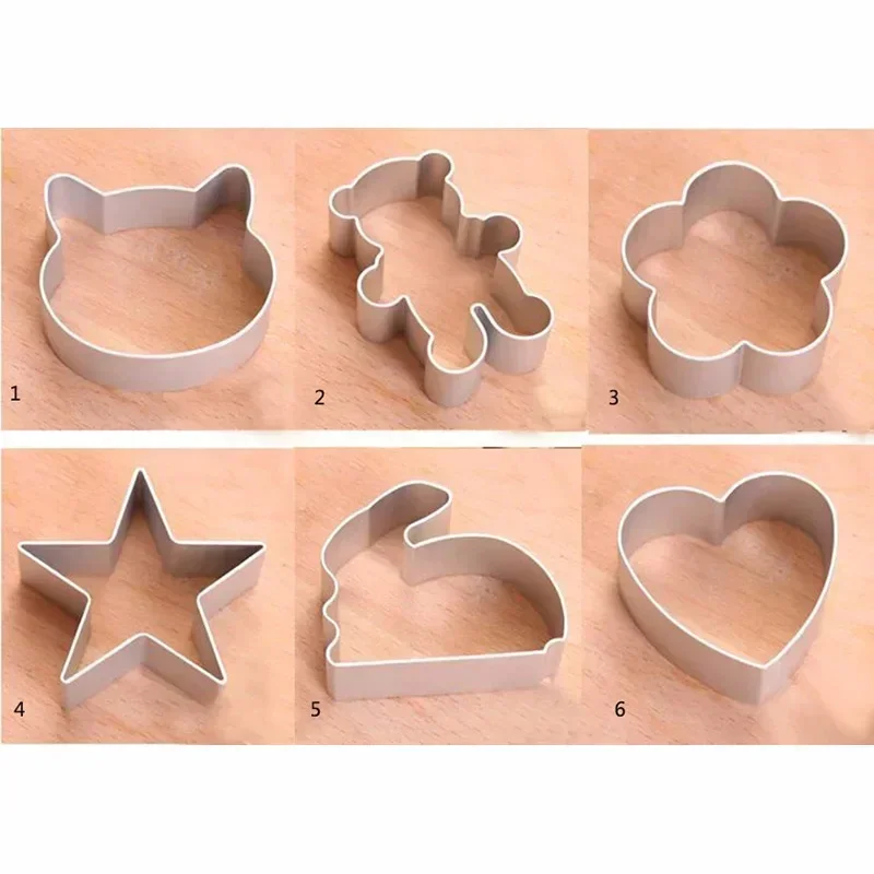 Fashion Fondant Mold Cookie Cutters Mould Pastry Decorating Animal DIY 3D Aluminum Alloy Cute  Biscuit Mold Baking Tools