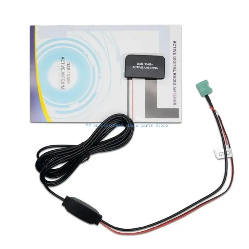 

41XA Radio Head Unit Glass Mount Digital FAKRA Plug Aerial Antenna Electronic Part for Digital Audios Broadcast Receiver