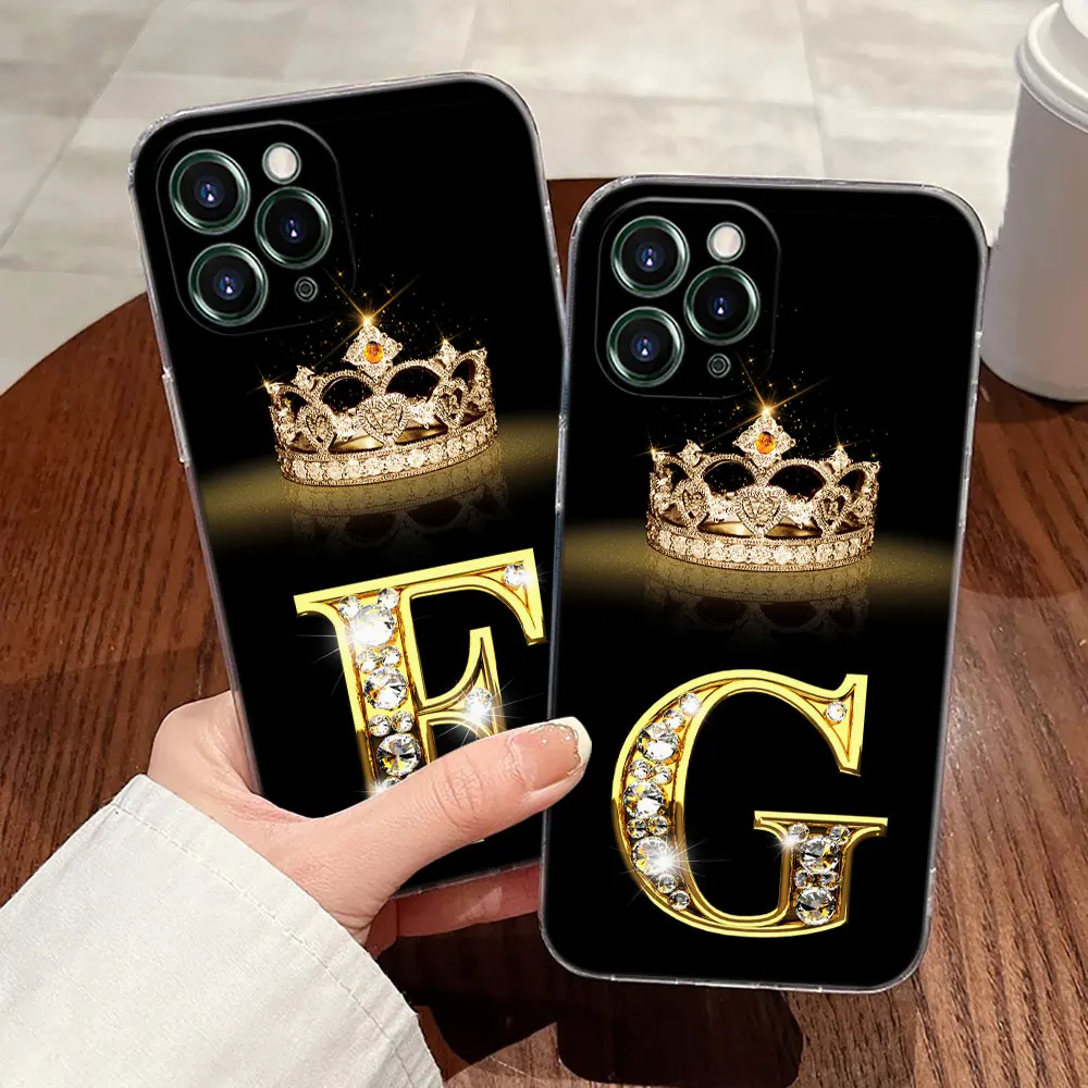 حافظة شفافة أولي G F V H D P C B لهاتف أبل آيفون 17 16 15 14 13 12 11 Pro Max 16 Plus 16E 17Air 17Pro #2