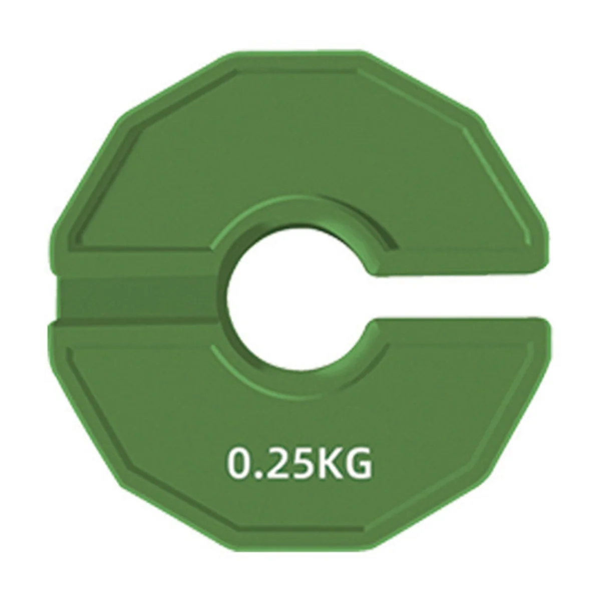 N18R 1 Uds. Placas tipo Micro para gimnasio, placa de peso fraccional con mancuernas, placas de peso fraccionadas de goma, cambio adicional, verde, 0,25 KG