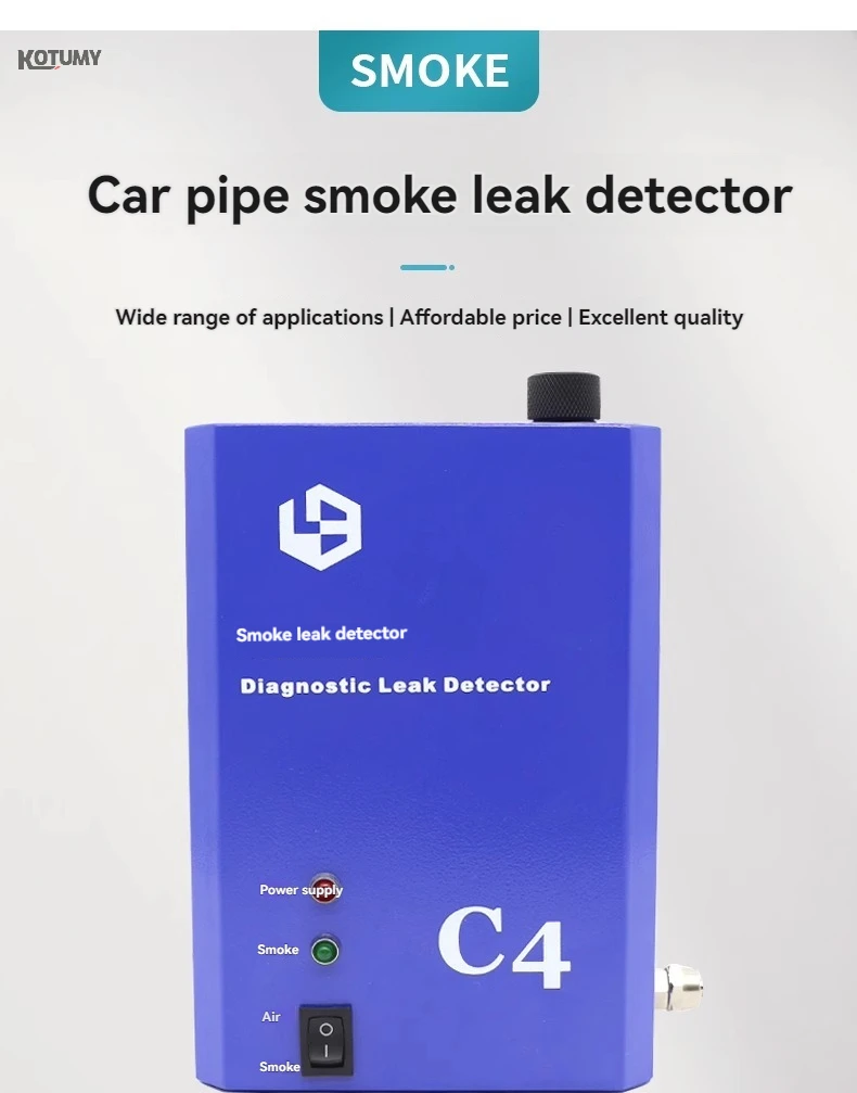 

Automotive Smoke Leak Diagnostic Tool C4, Detects Leaks in Fuel, Cooling & Exhaust Systems, Portable & Cost-Effective