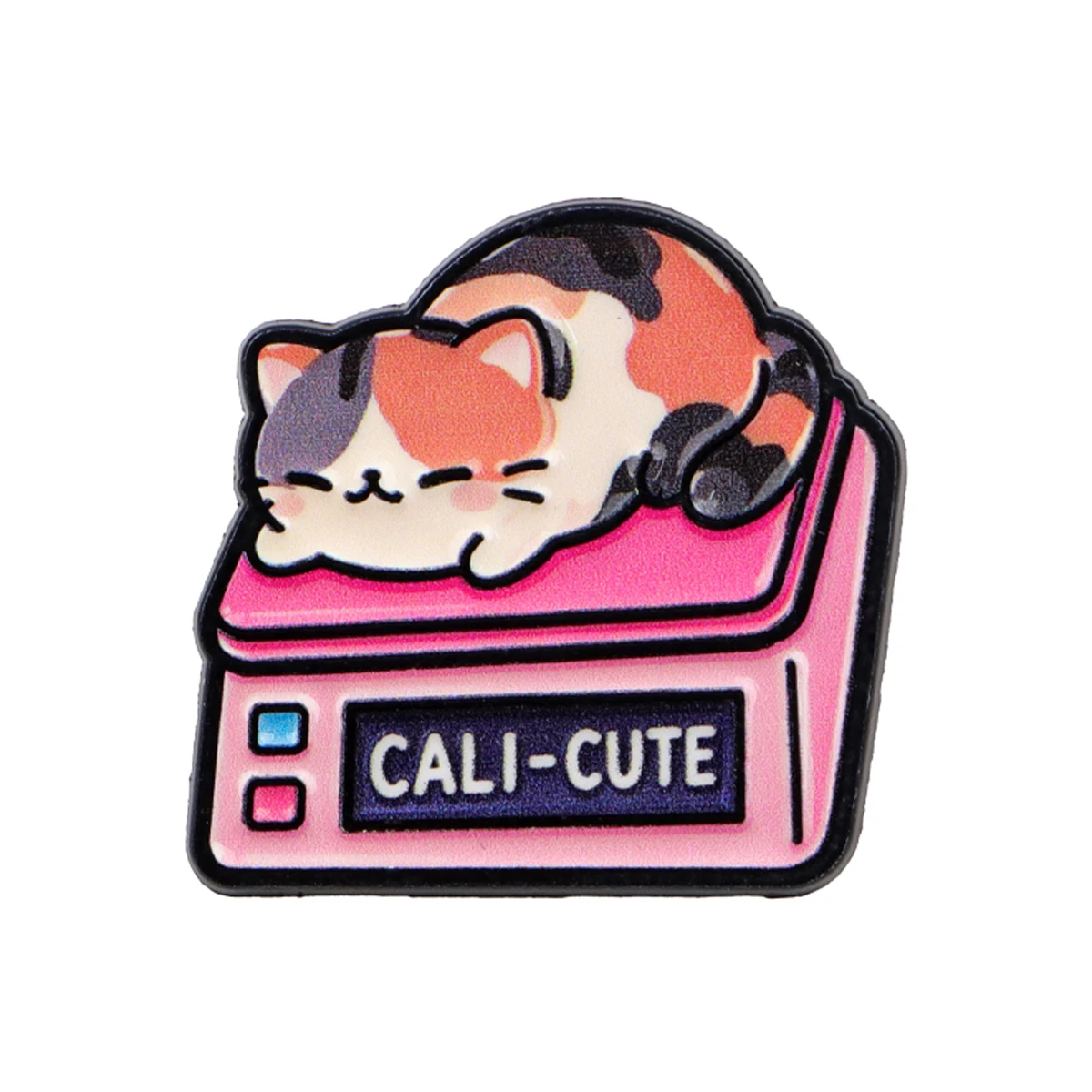 Cute Black Cat Enamel Lapel Pin, Gift for Friends