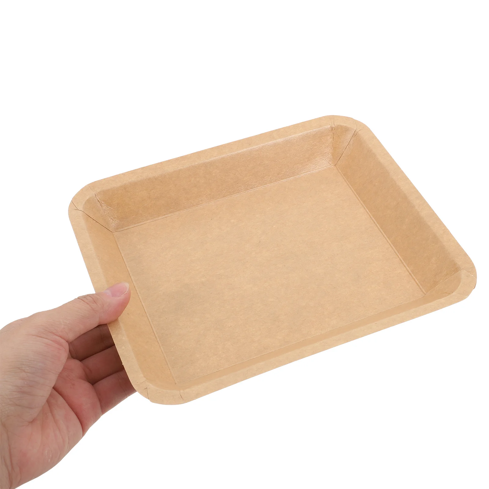 50Pcs Oil Resistant Bbq Snack Trays Paper Hot Dog Boats Burger Serving Plates Disposable Food Trays for Party Fried Chips