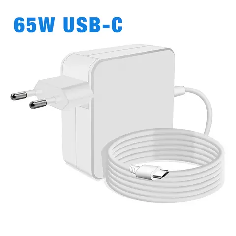 65W USB C Laptop Nätadapter Typ C Power PD Vägg Snabbladdare För MacBook Air iPad Pro Dell Lenovo Huawei HP Asus Notebook 12 best sales Dell Latitude 5400 - №7