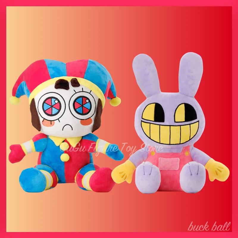 The Amazing Digital Circus Plush Pomni Jax Anime Cartoon Plushie Doll Toy Theater Rabbit Doll Stuffed Toys Kids Christmas Gifts