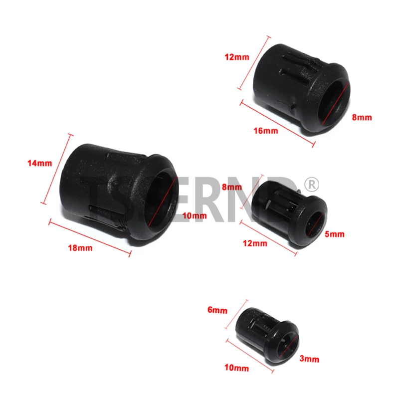 3mm 5mm Black Plastic Lamp LED Diode Holder Black Clip Bezel Socket Mount Useful LED Diode Holder Black Clip