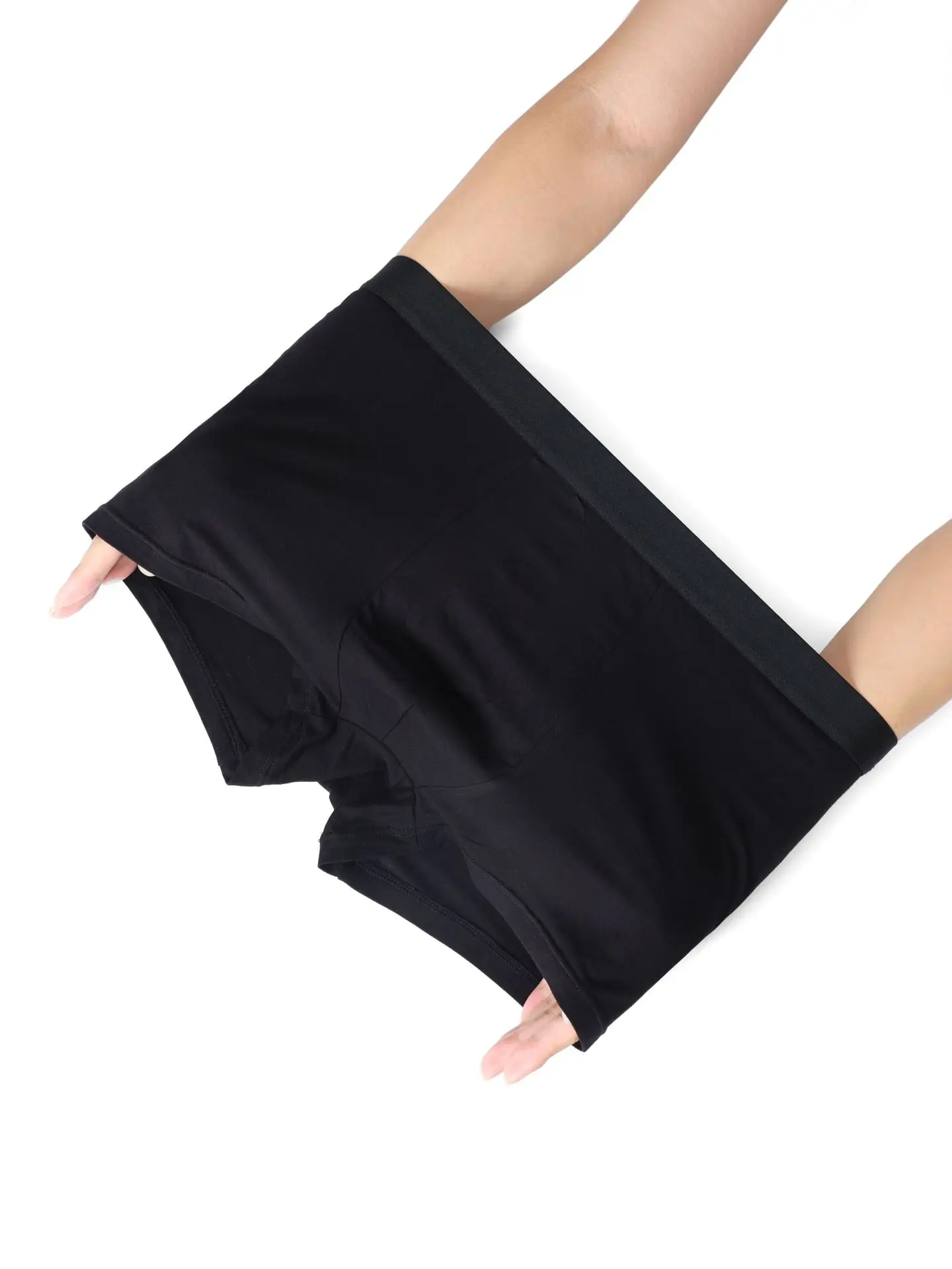 6 Pieces Bamboo Fiber Men's Underwear Solid Color Simple Men Boxer Shorts High Quality Fabric Knickers ﻿Soft Breathear Panties image 5