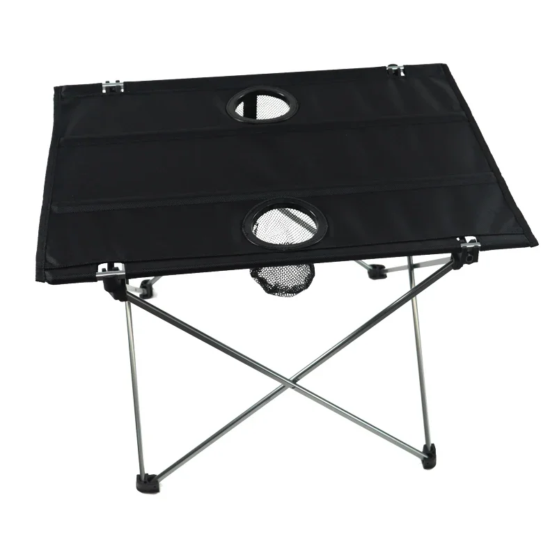 

Ultralight Cloth Camping Folding Table with Water Cup Holder for Hiking ,Picnic & Fishing