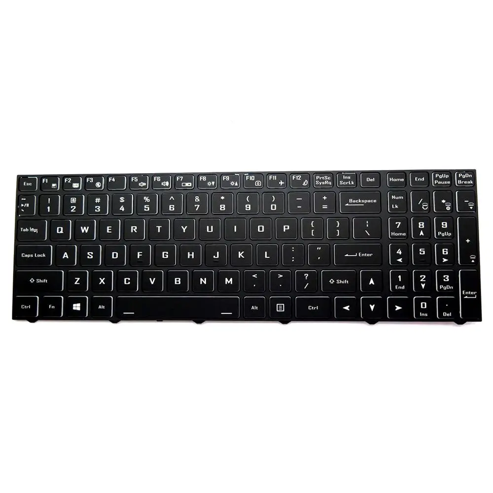 

NEW Laptop US Backlit Keyboard For Sager NP7877DW NP7958C NP7958F1 NP8358F2 NP8371 NP8378F2 NP8356