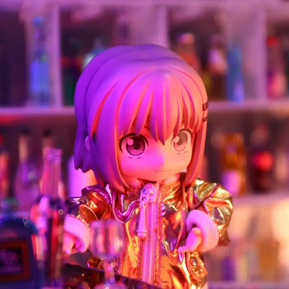 Kurtka z długim rękawem dla lalek OB11, mini zapinana na guziki, płaszcz laserowy dla lalek 1/12, płaszcz na zamek błyskawiczny, urocze ubranka dla lalek Ob11.