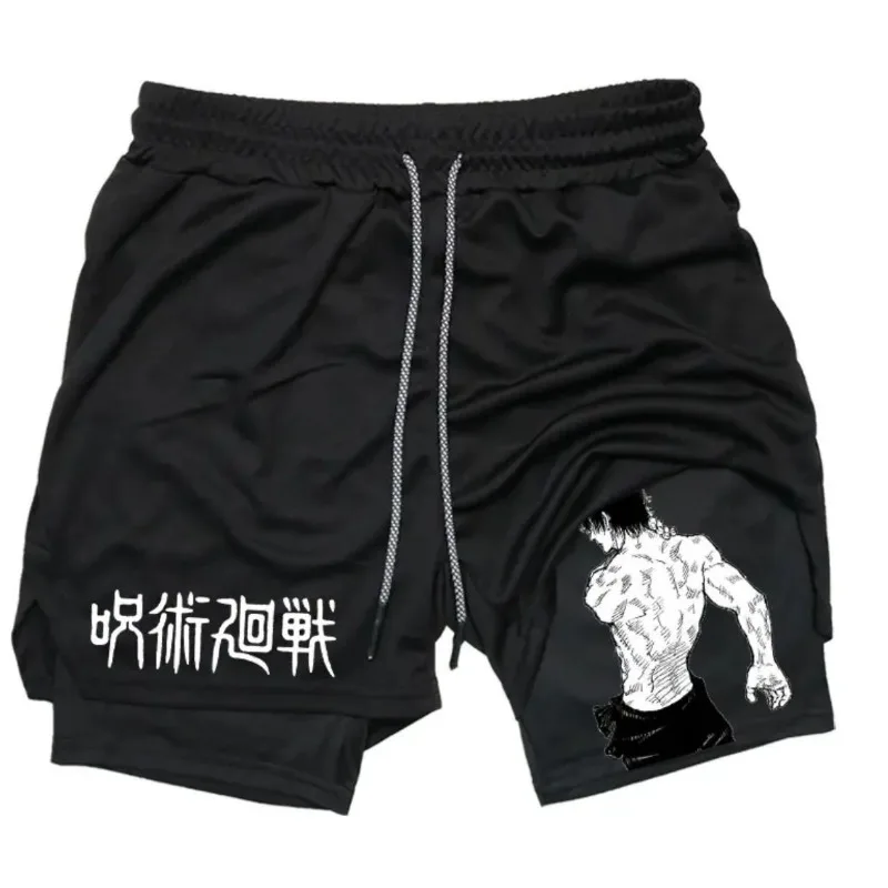 

Jujutsu Battle Series Mesh Shorts - Anime Character Printed Summer New Unisex