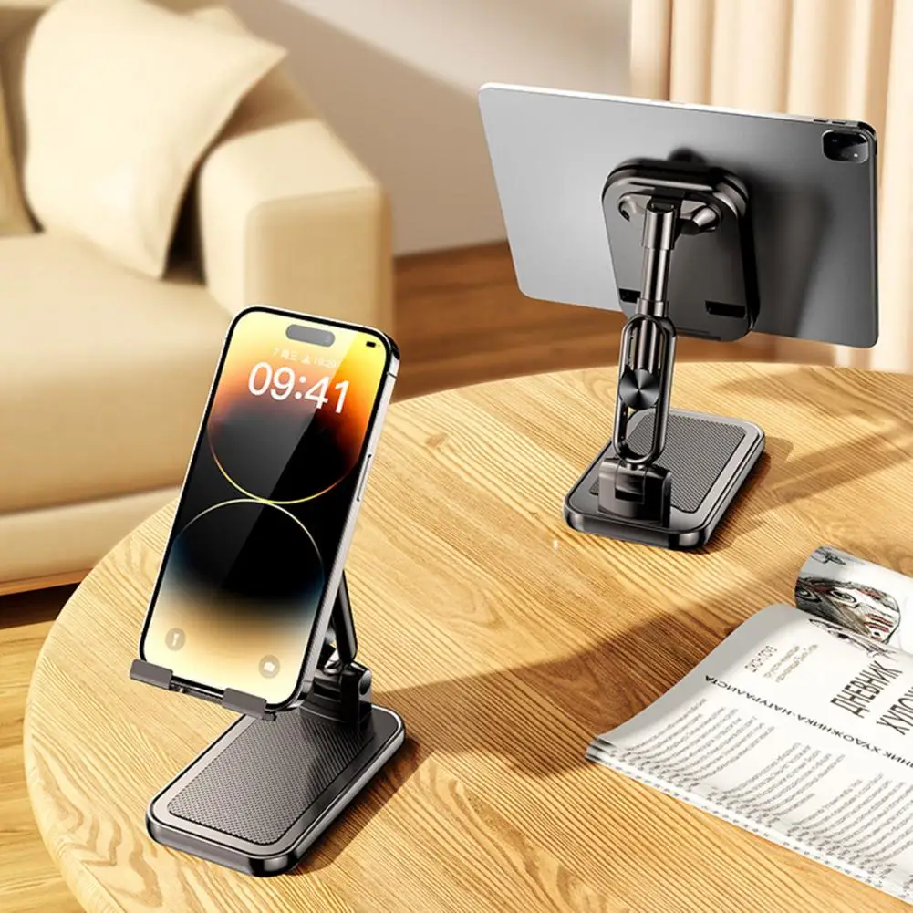 Non-slip Phone Holder Portable Folding Phone Holder Adjustable Angle Non-slip Pad Anti-shake Bracket for Office Supplies Phone