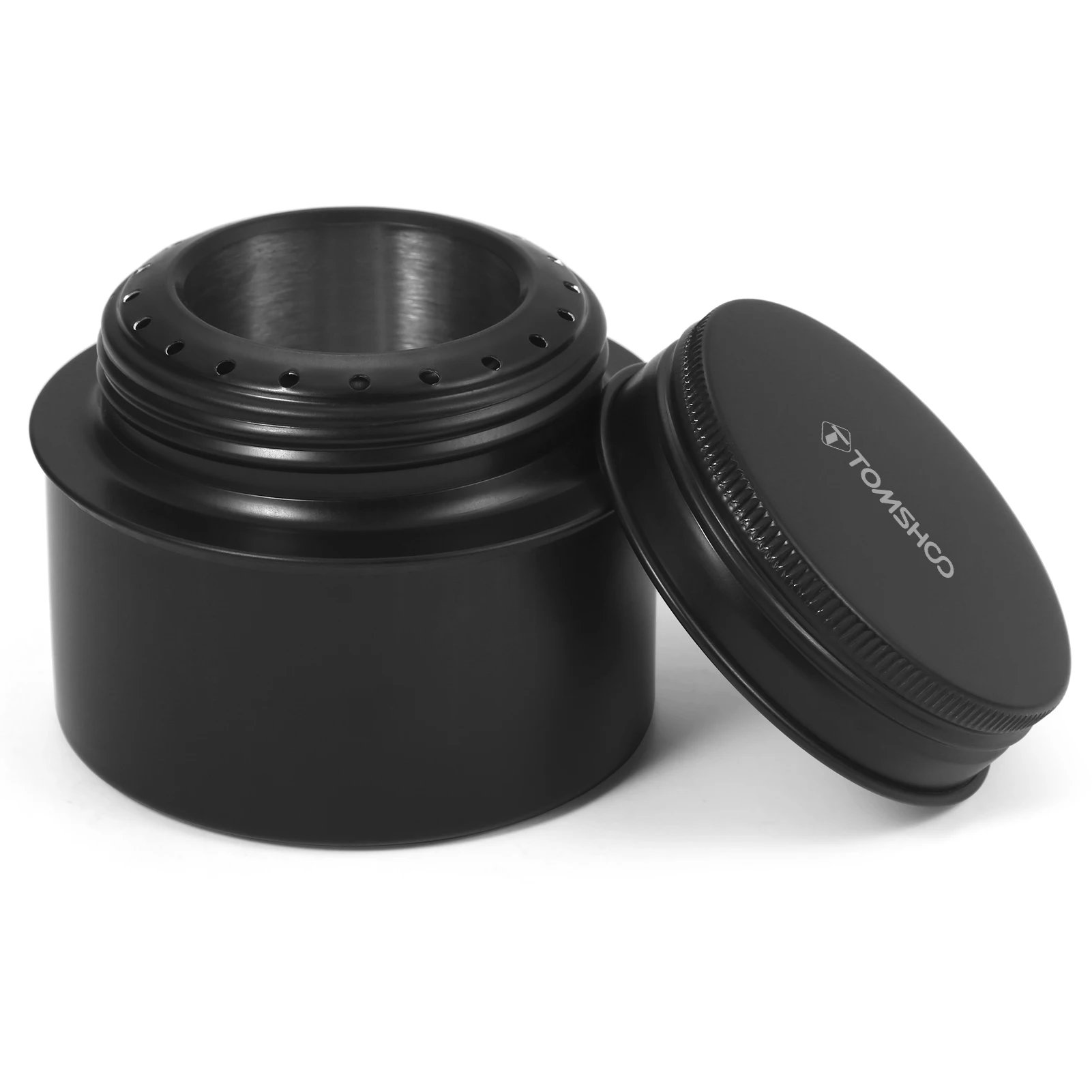 TOMSHOO Portable Mini Aluminum Alloy Alcohol Stove with Lid Outdoor Camping Hiking Backpacking Cooking Stove 6 TOMSHOO Portable Mini Aluminum Alloy Alcohol Stove with Lid Outdoor Camping Hiking Backpacking Cooking Stove - Image 6