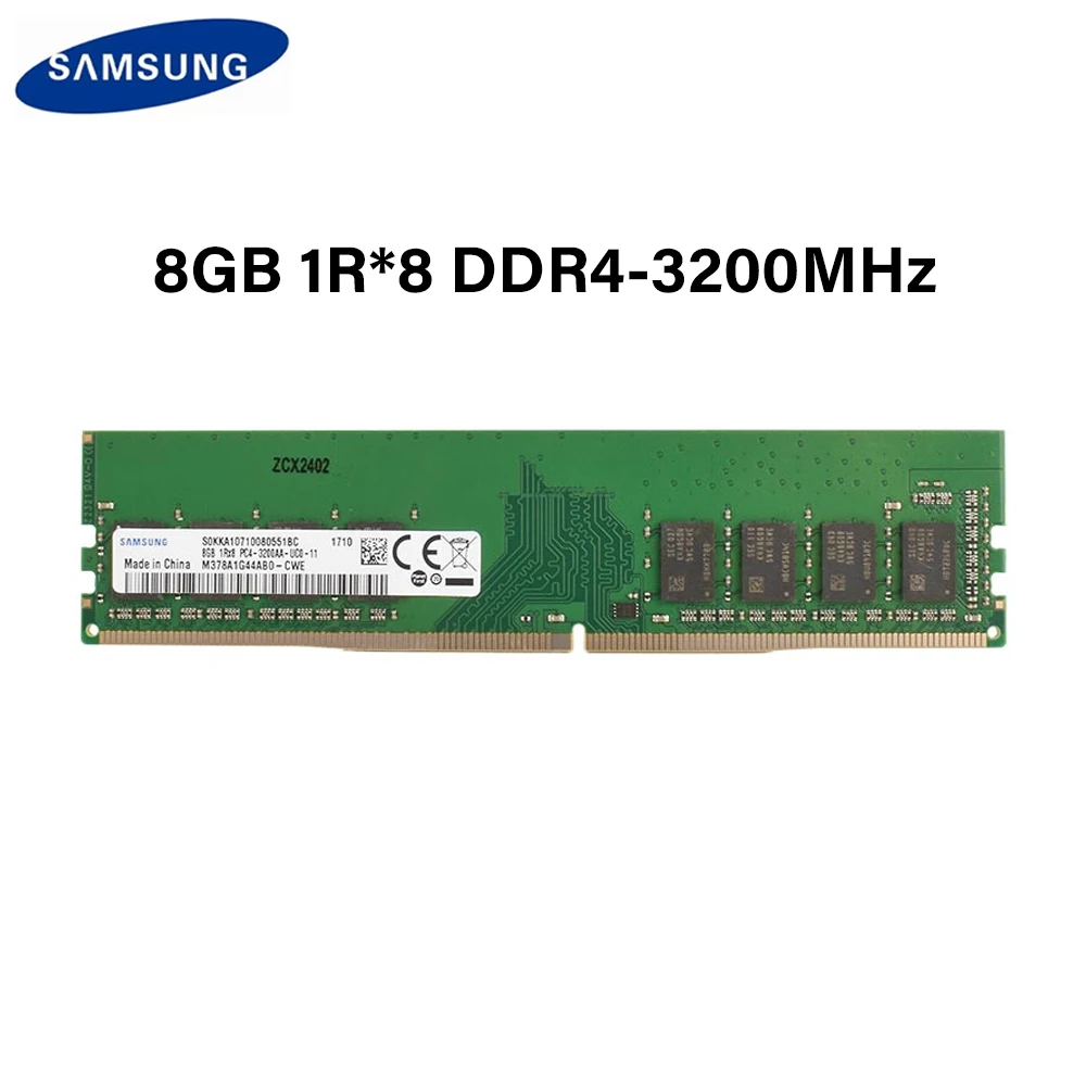 سامسونج ميموريا رام DDR4 16GB 8GB 3200MHz 4GB 2133MHz 2400MHz 2666MHz DIMM PC4-21300 PC4-25600 عالية الأداء سطح المكتب RAM