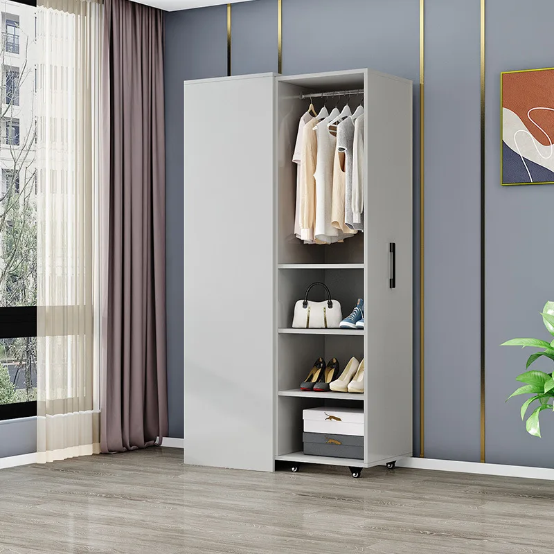 Wardrobe removable pull household push-pull invisible cabinet dust-proof assembly