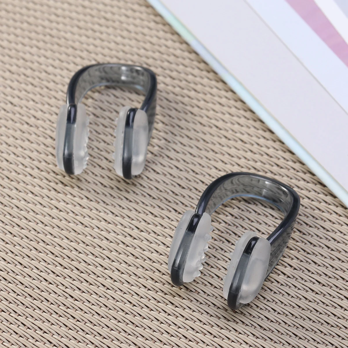 2 Pcs Nasal Splint for Swimming Adult Kids Earbuds Earplugs Suspenders