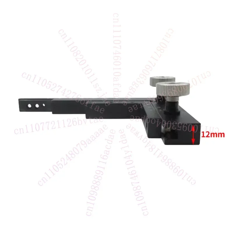 Metal Aluminum Alloy Microscope Moving Stage X/Y Axis Adjustable Precision Micrometer Slide with Scale for Laboratory Use