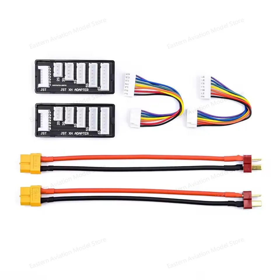 Xt60/Xt30/Jst/Ec5/Trx T-Plug Balance Charger Extension Cable And 2pcs 2-6s Extension Board For Hota D6 D6pro D6+ Smart Charger