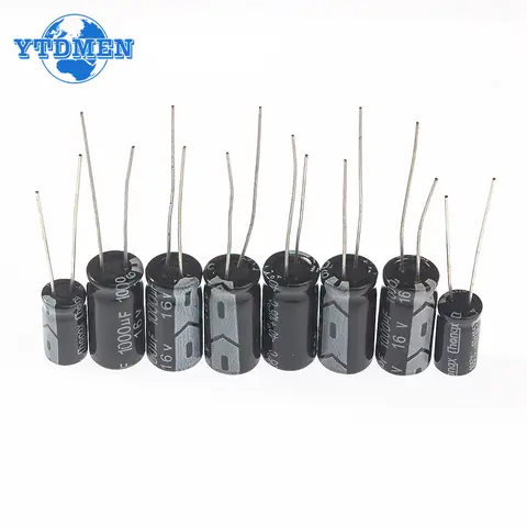 10 st 275VAC polypropylenfilmkondensatorer x2 0,01 0,1 0,15 0,022 0,22 0,33 0,47 0,56 0,68 1,2uF 104K 1uF korrektionskondensator 8 best sales kondensatorbank - №4