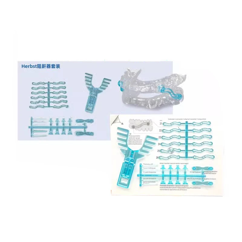 

Dental Herbst Anti-Snoring Device Set Blue Anti-Snoring Device For Orthodontic Correction Anti-Snoring Device For Denture Tech