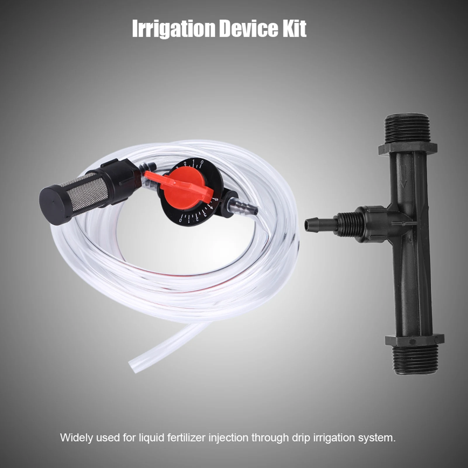 Kit de dispositivo de irrigação de jardim G3/4 interruptor injetor de fertilizante filtro tubo de água