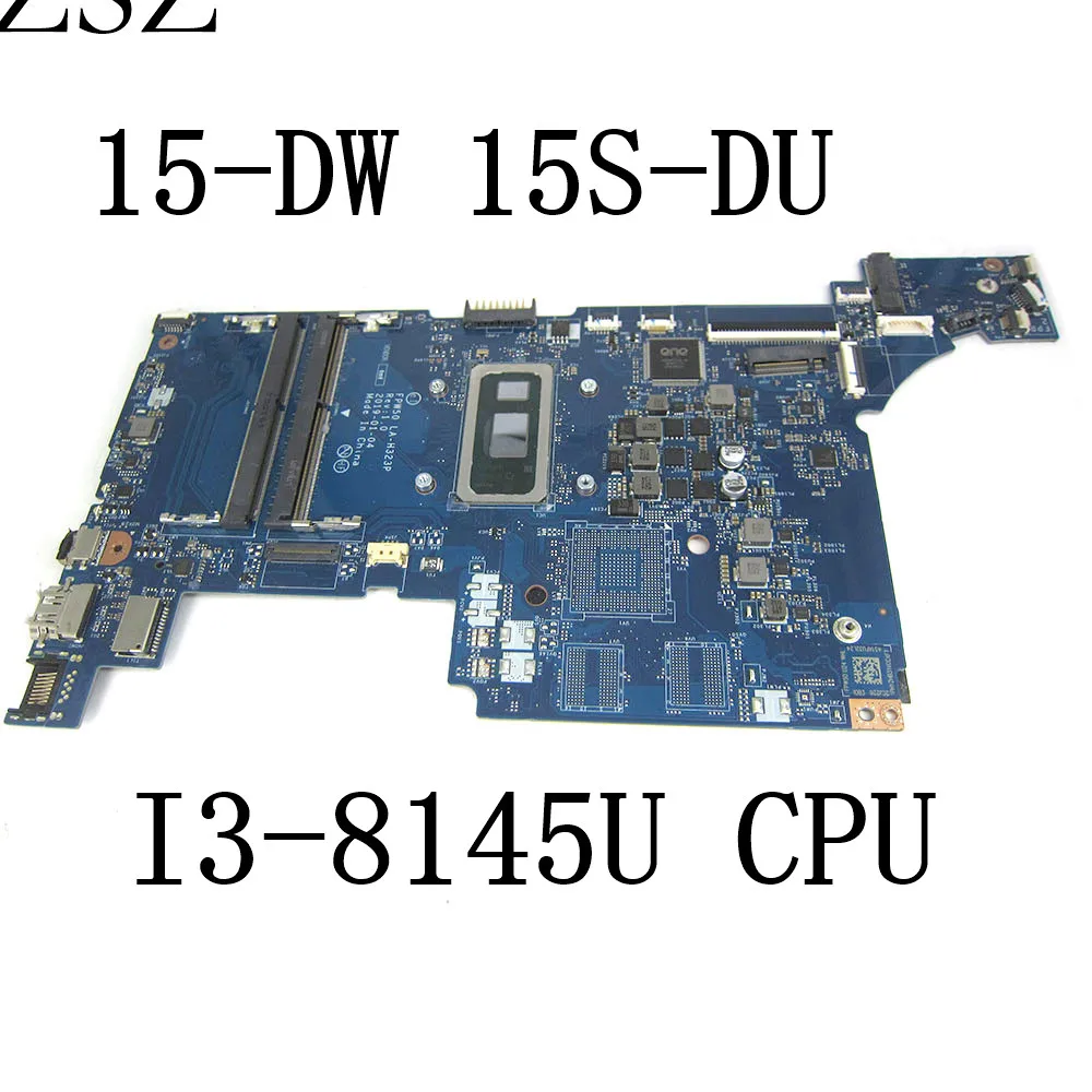 FPW50 LA-H323P For HP 15-DW 15-DW0037WM 15S-DU Laptop Motherboard with I3-8145U CPU L51985-601L51985-001 Mainboard